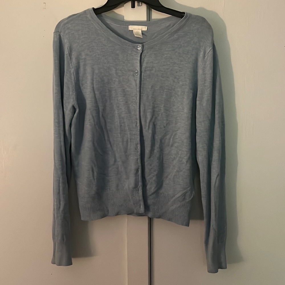 H&M // Baby Blue Fine Knit Cardigan